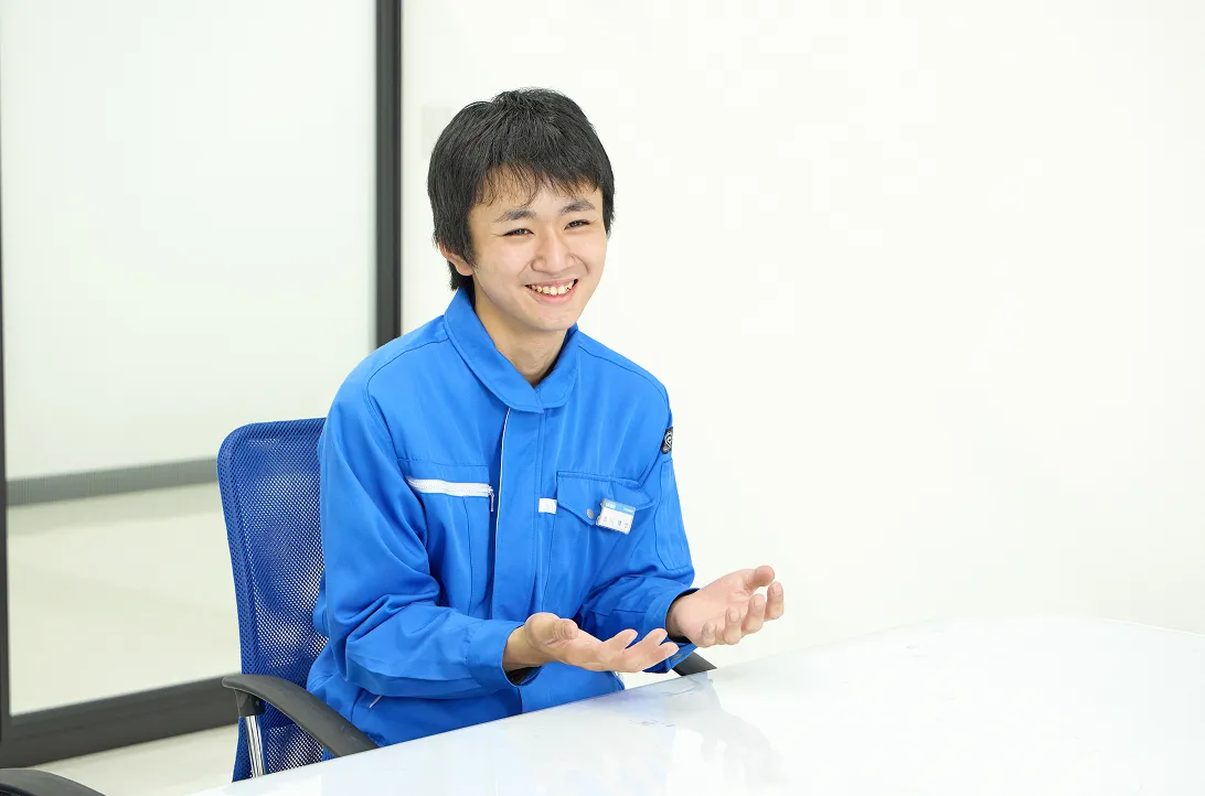 インタビューの様子